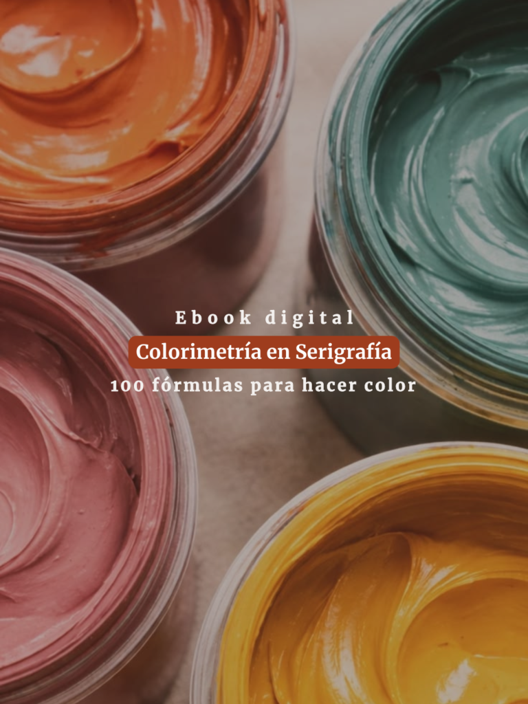 100 Recetas para crear pinturas textiles al agua. Colorimetría Serigráfica