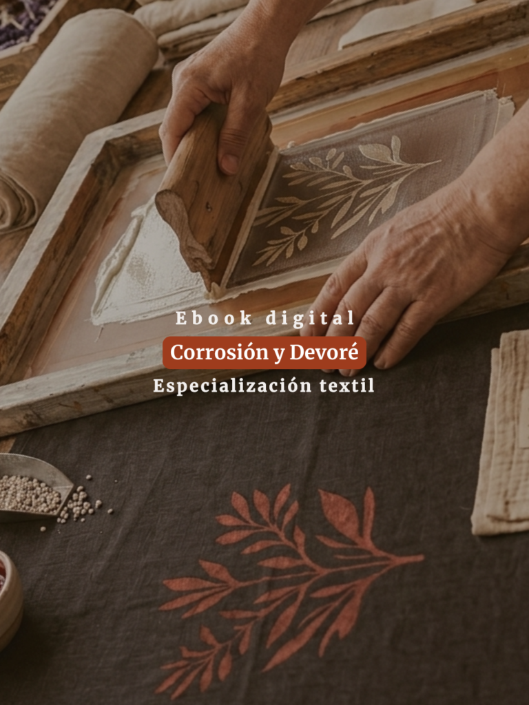 Especialización Textil en Corrosión, Devoré y Decoloración Creativa