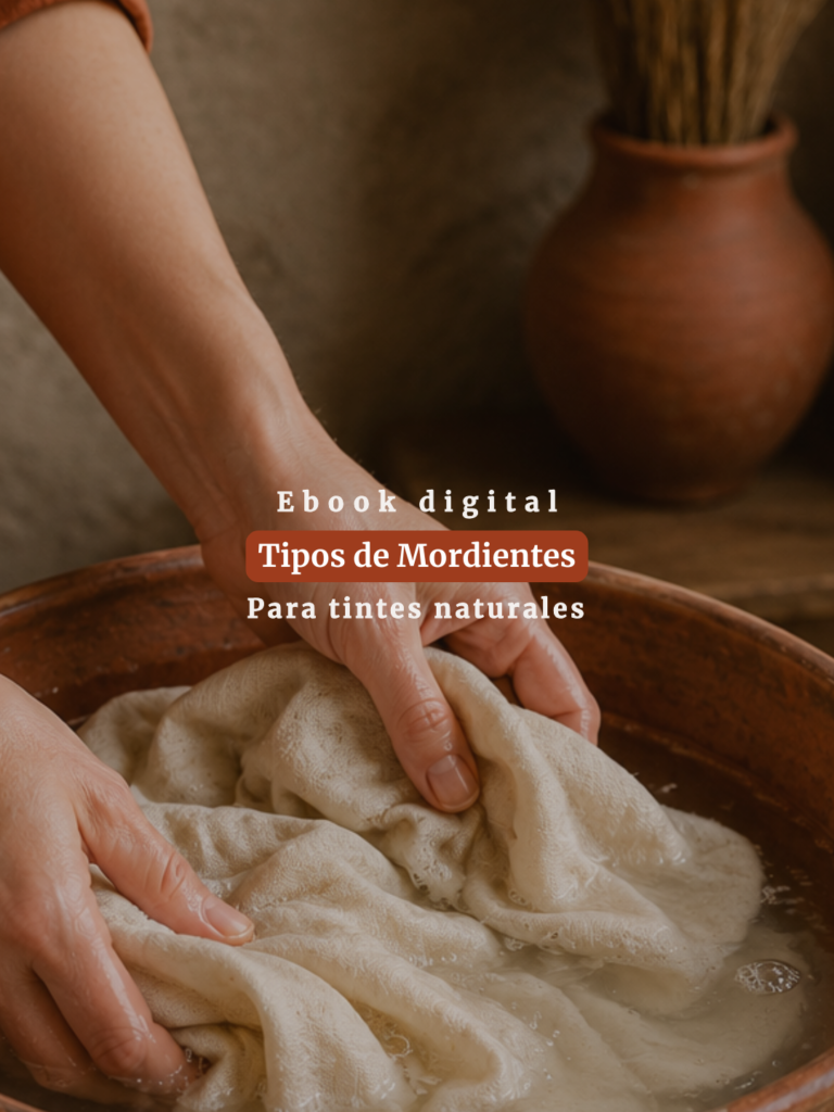 Mordentado para Tintes Naturales. Fijación Textil en Algodón, Lino y Fibras Vegetales
